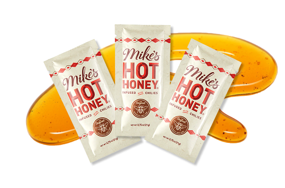 Mike’s Hot Honey single-serve squeeze packets